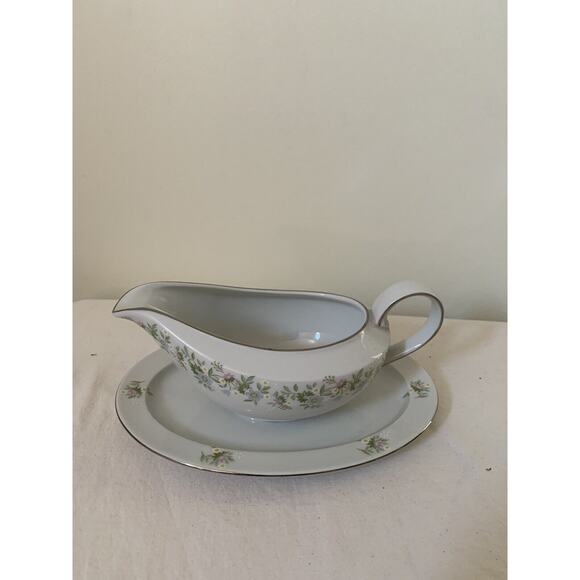 Haviland Other - Johann Haviland China Forever Spring Bavaria Easter Gravy Boat with Underplate